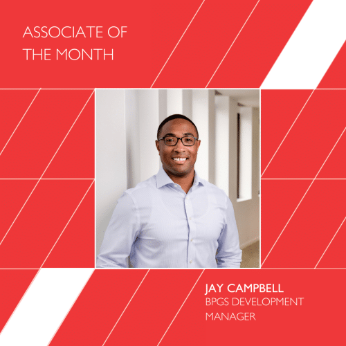 Jay Cambell BPG Associate of the Month